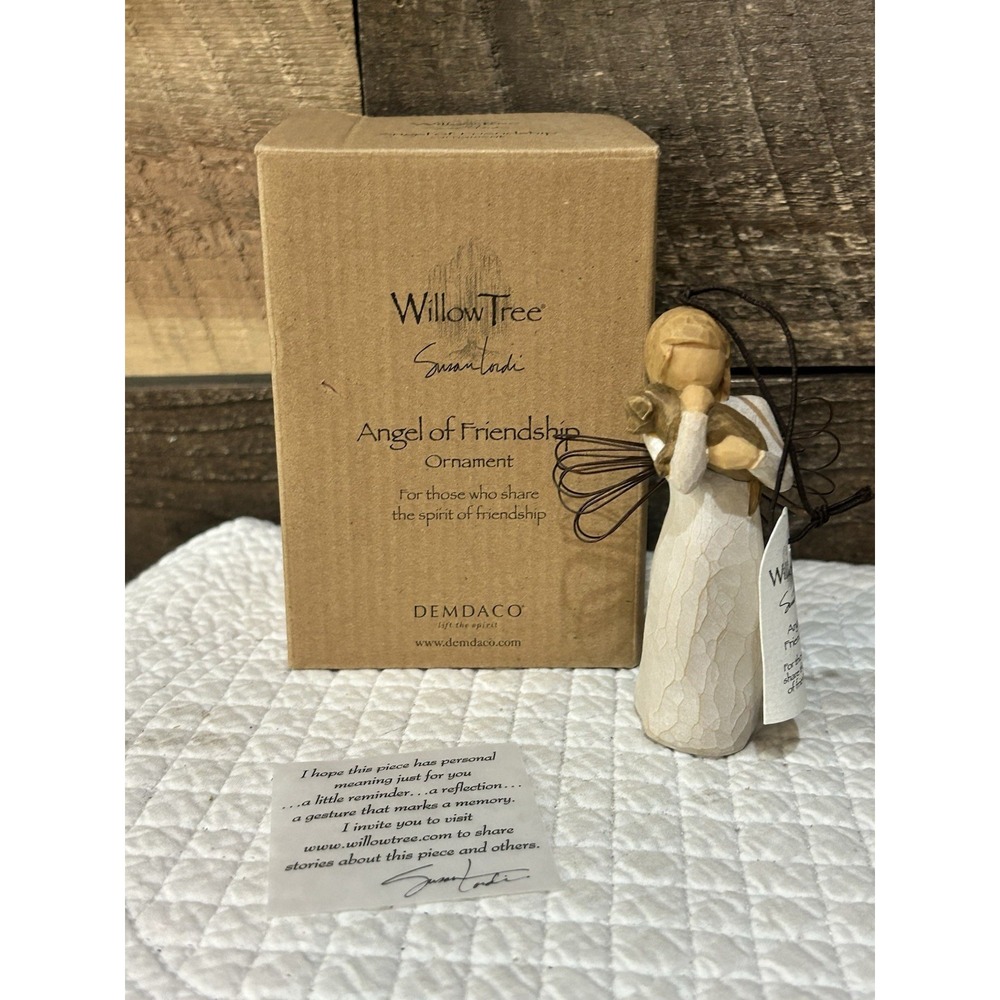 Demdaco Willow Tree Angel Figurine - Angel of Friendship